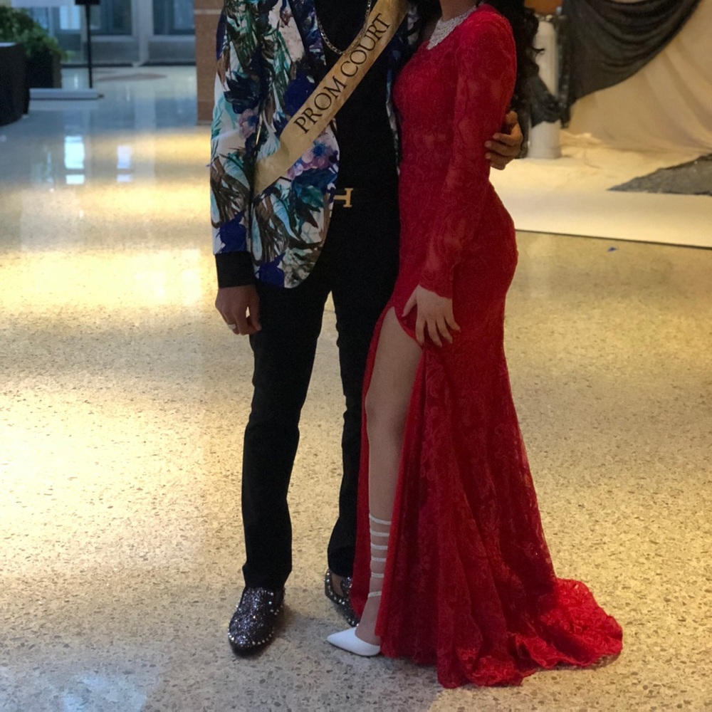 Long Red Prom Dress